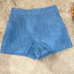 Alice + Olivia high-waisted denim shorts, size 2, Perfect condition